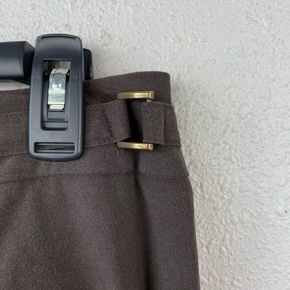 Pre-Owned Sharagano Womens Brown Slacks Size 10 - Picture 5 of 6